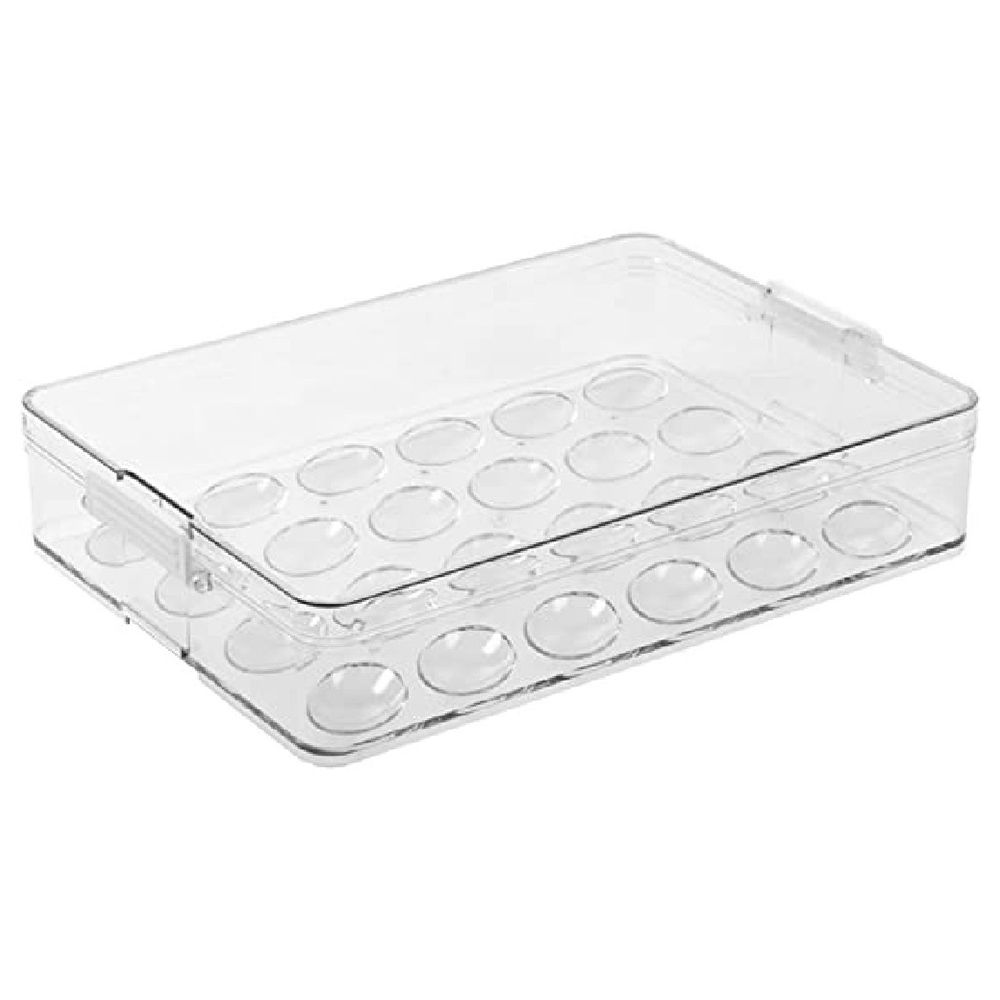 Homesmiths - Stackable Egg Holder w/ Lid - 32.7x22.2x6.5cm