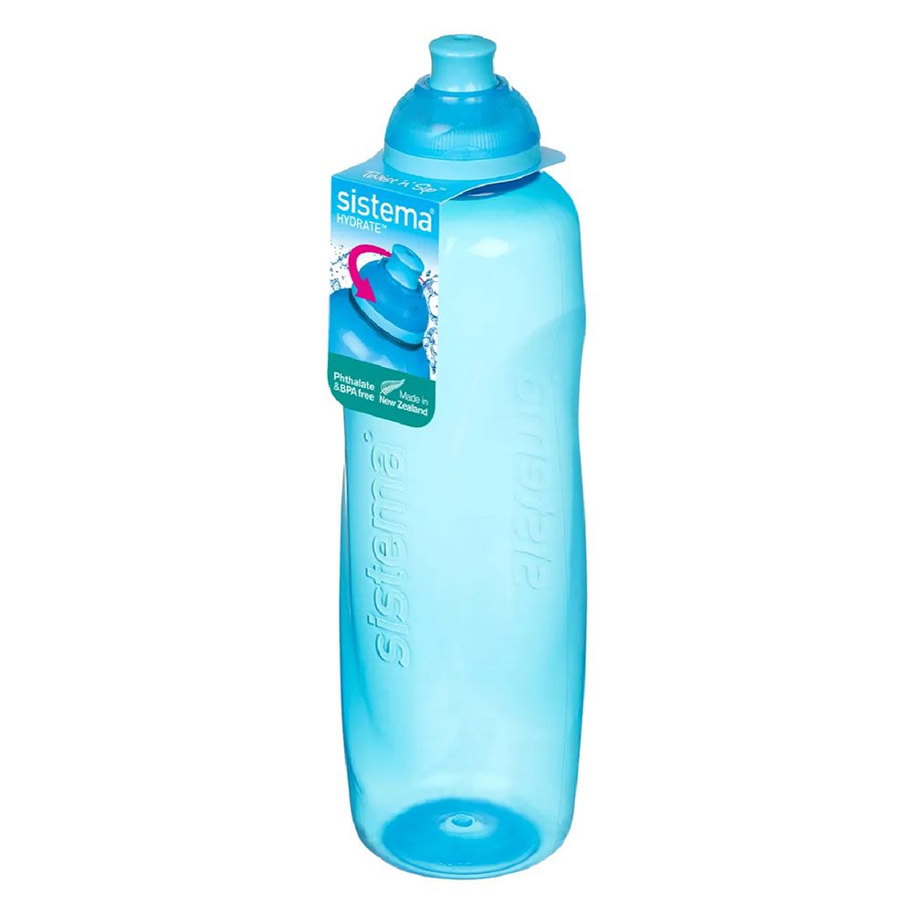 Sistema - Helix Squeeze Bottle 600mL - Blue