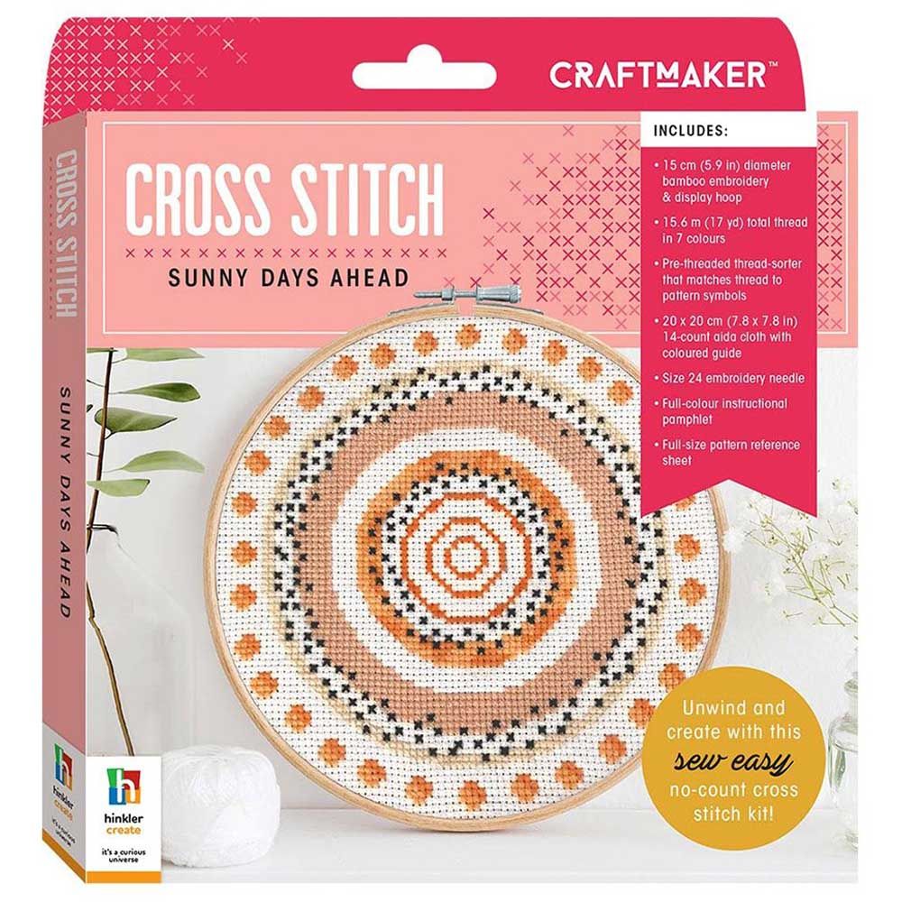 Hinkler - Craft Maker Cross Stitch Kit - Sunny Days Ahead