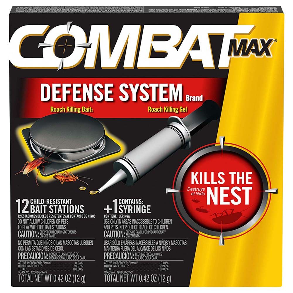 Combat Max Defense System Killing Bait Gel Pack Of 12