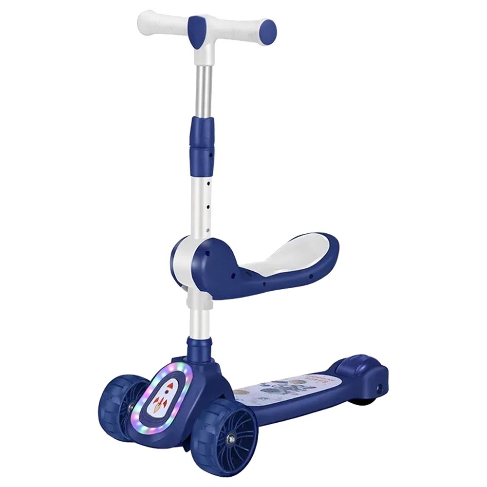 Pikkaboo - Mini Rider Led Light Scooter w/ Music - Navy