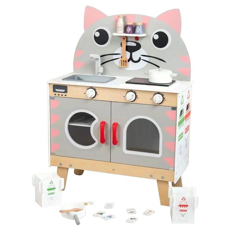 Woody Buddy - Kitty Kitchen - Pink