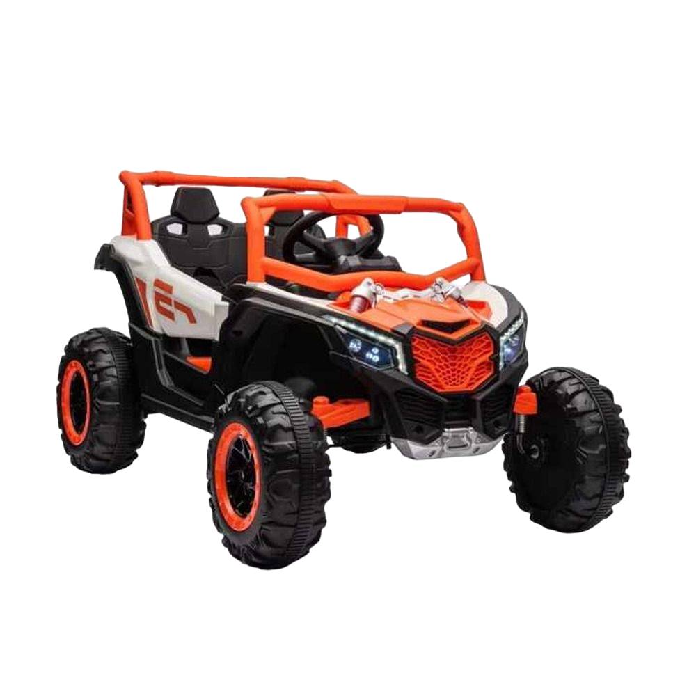 Megastar - 4X4 Midnight Ranger Electric Ride On Mid SUV - Orange - 12V