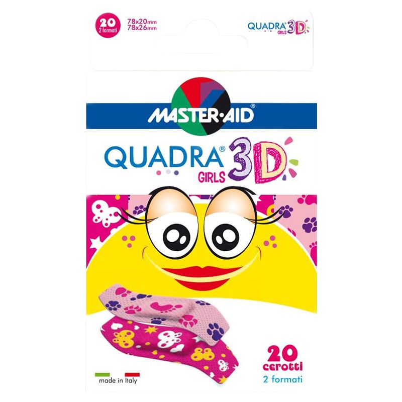 Ortopad - Quadra 3D Plasters For Girls 20's