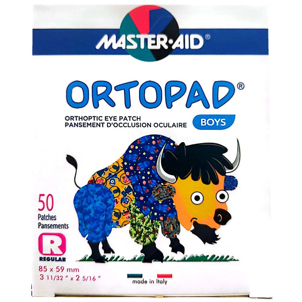 Ortopad - Orthopedic Eye Patch For Boys Regular 50pcs 