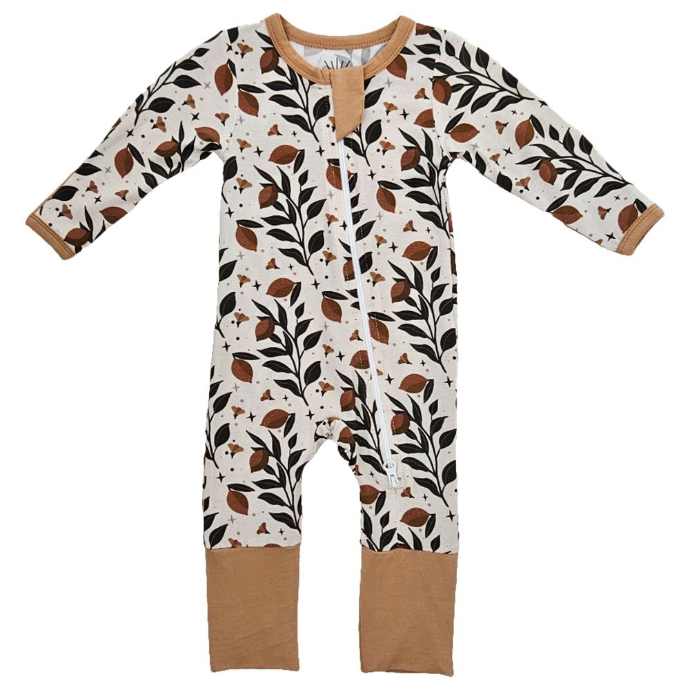 Issy & Lilo - Smart Bamboo Zipper Romper - Lemon Party