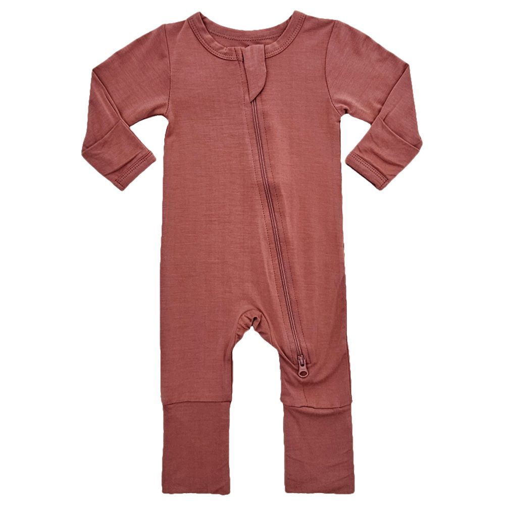 Issy & Lilo - Smart Bamboo Zipper Romper - Very Berry