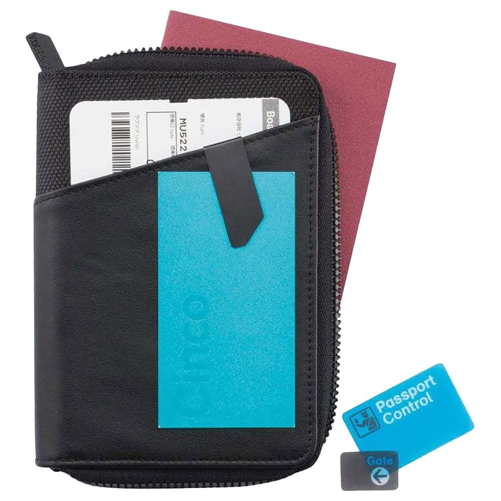 Xd Design - Komo Genuine Leather Passport Holder - Black