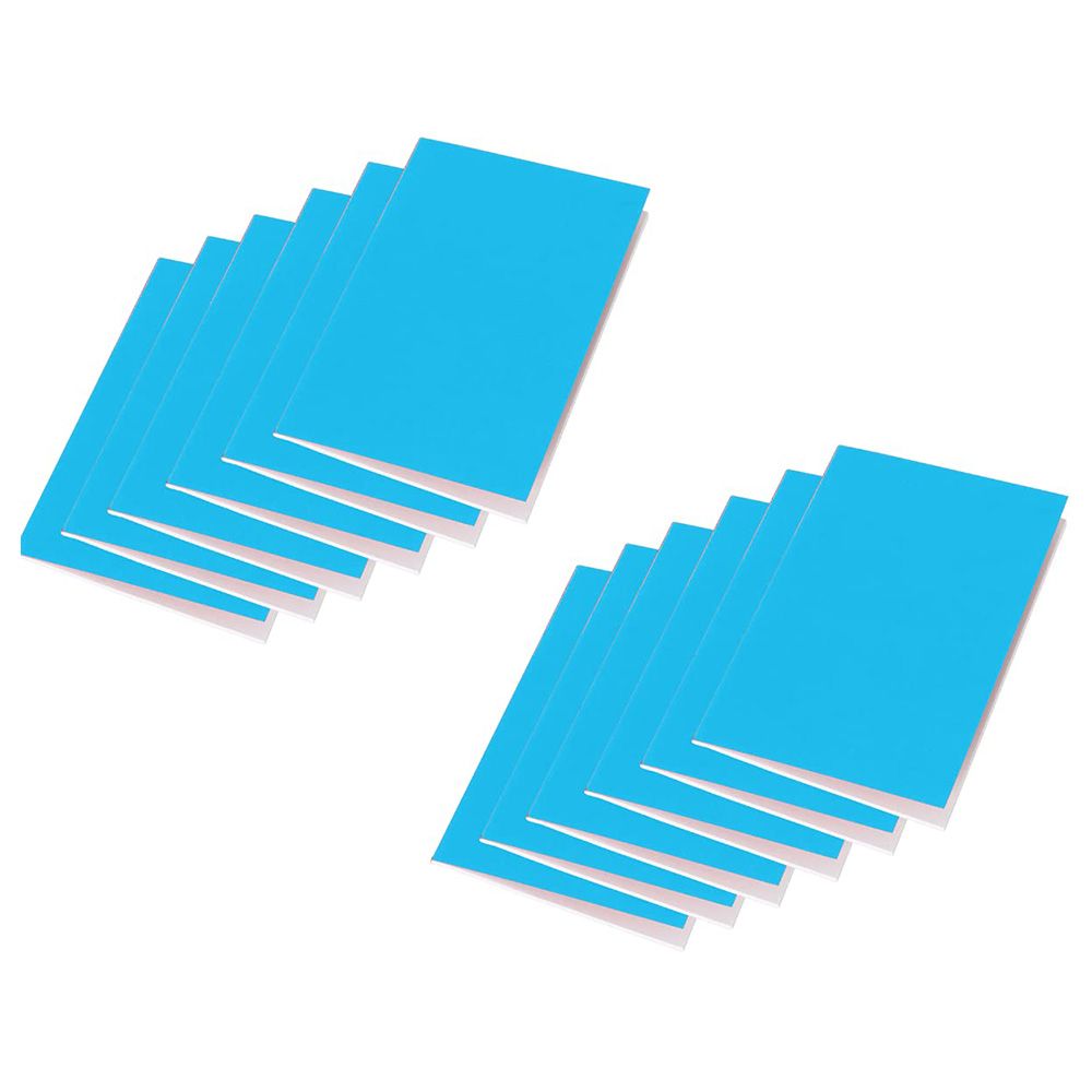 Eco-Neutral - Vinica A5 Notebook Pack of 12 - Aqua Blue