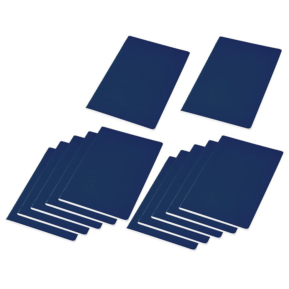 Eco-Neutral - Vinica A5 Notebook Pack of 12 - Navy Blue