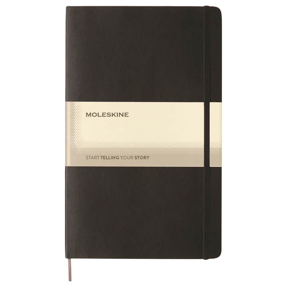 Moleskine - Hard Cover Ruled Notebook - Medium - Black