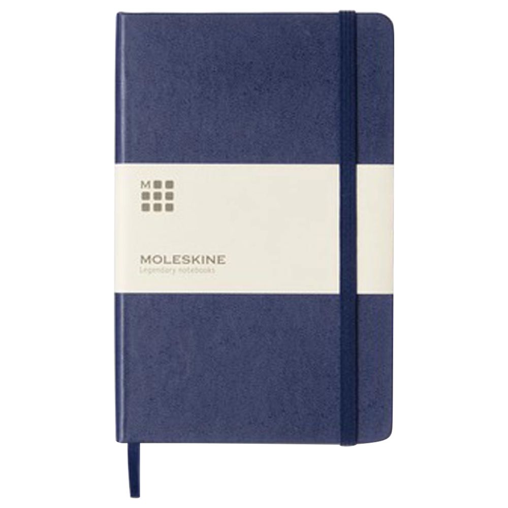 Moleskine - Hard Cover Ruled Notebook - Medium - Prussian Blue