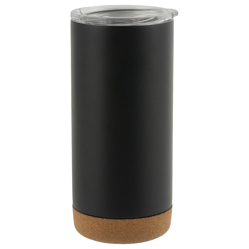 Giftology - Rastatt Insulated Tumbler W/ Cork Base - Black