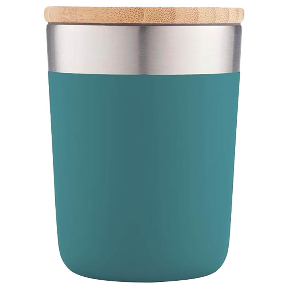 Hans Larsen - Change Collection Insulated Mug w/ Bamboo Lid - Aqua Green