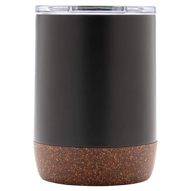 Hans Larsen - Gouda Vacuum Mug W/ Cork Base - Black