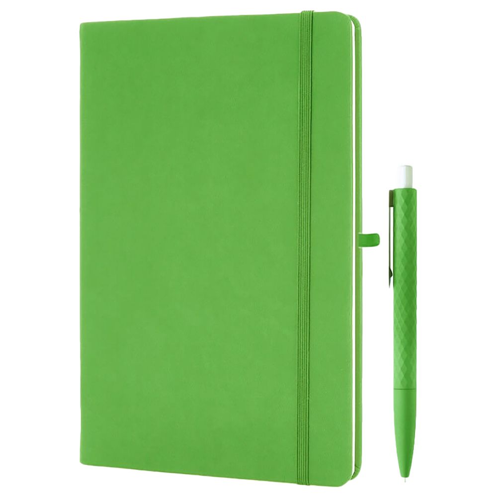 Giftology - Libellet Notebook W/ Pen Set - A5 - Green