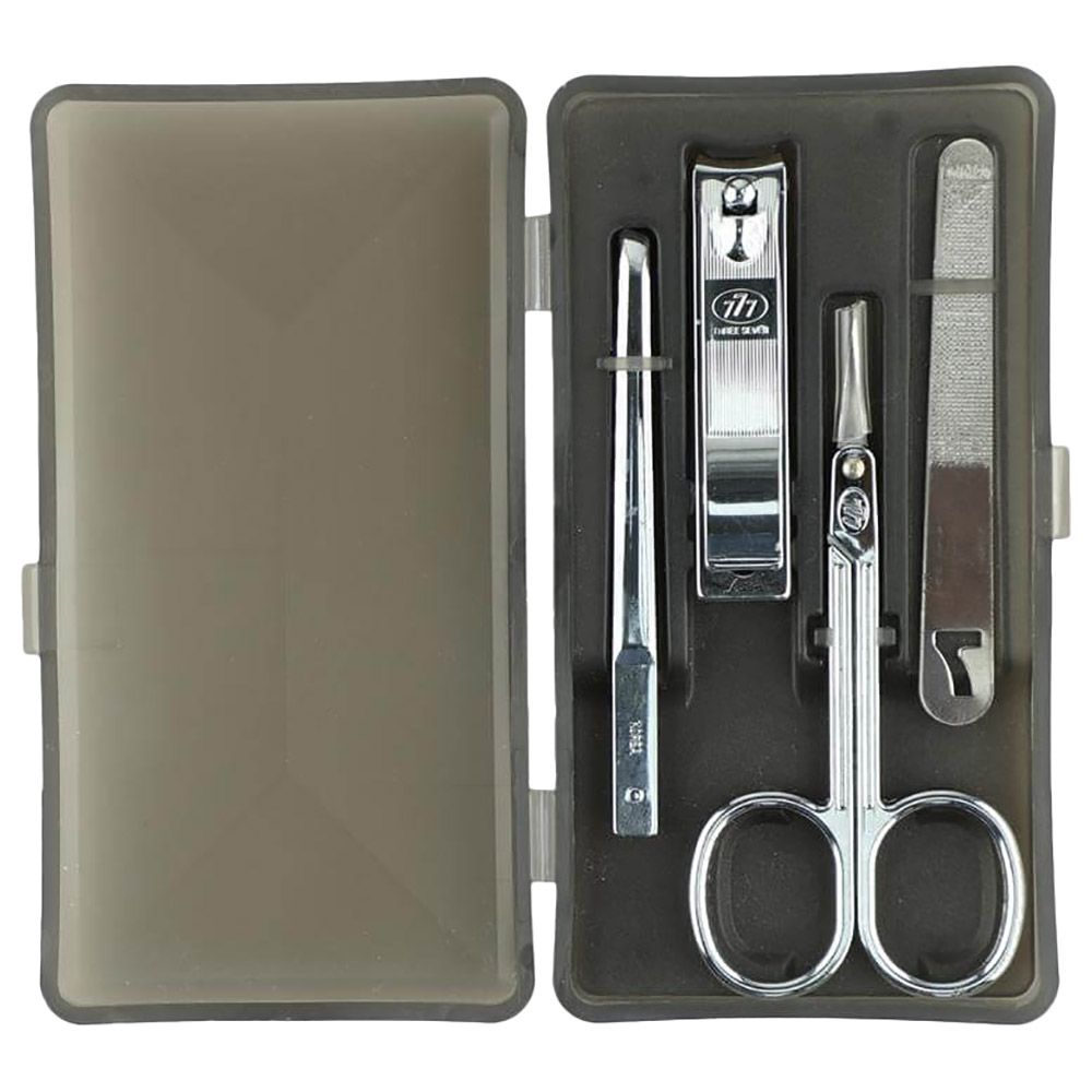 Giftology - Glina Premium Grooming / Manicure Set - Silver