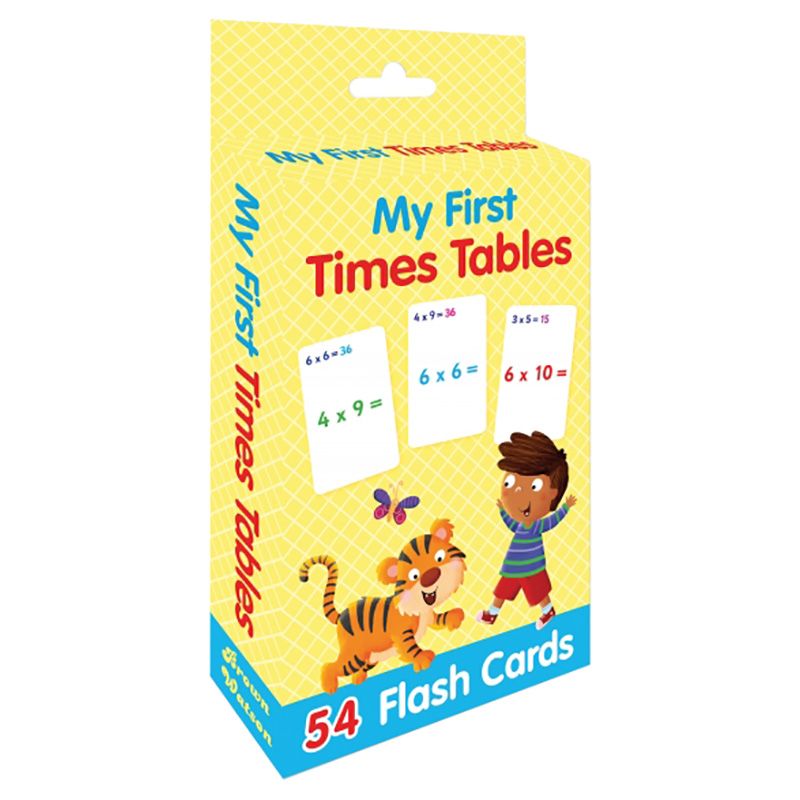 My First Times Tables: 54 Flash Cards