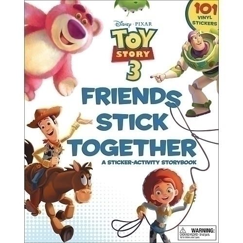 كتاب ملصقات عن الأصدقاء بعنوان Friends Stick Together