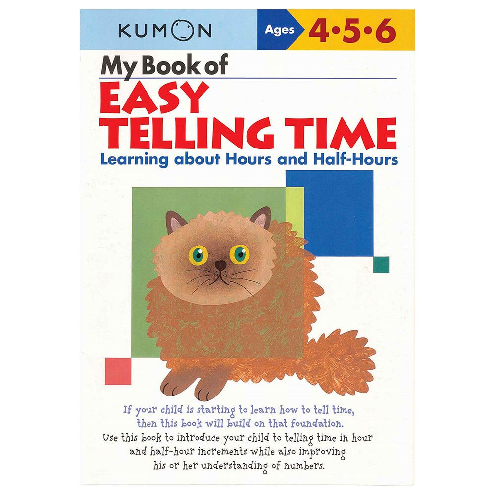 My Book Of Easy Telling Time: Hours & Half-Hours