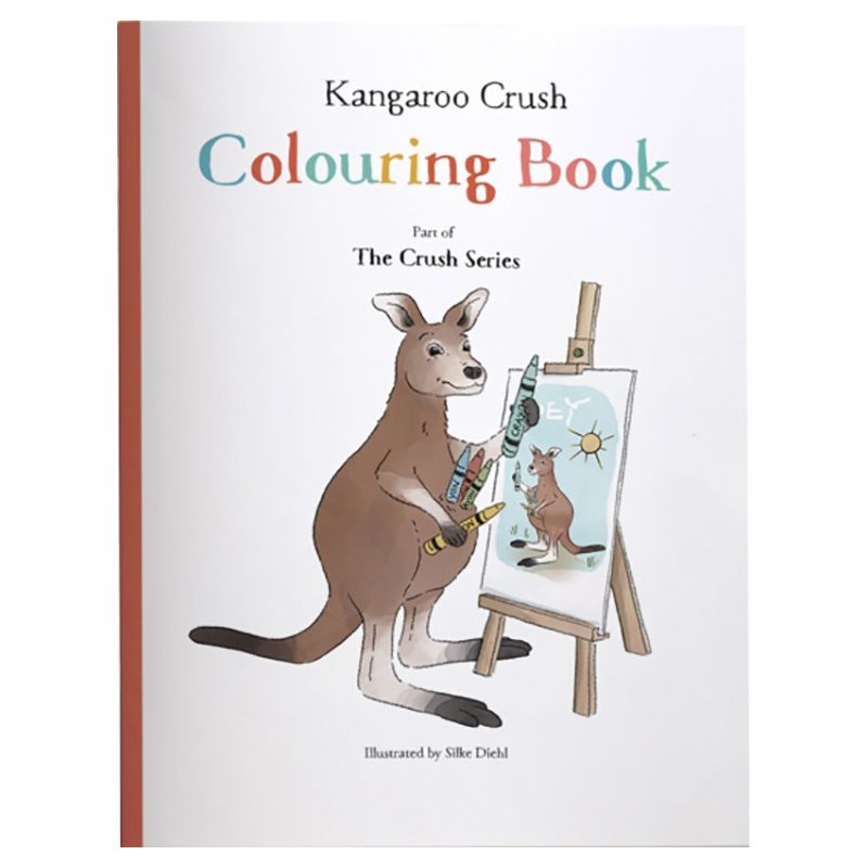 Kangaroo Crush Colouring Book: The Crush Series