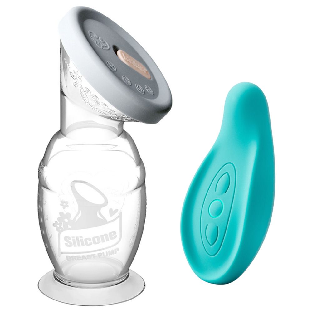 Haakaa - Breast Pump + Lavie Lactation Massager - Teal