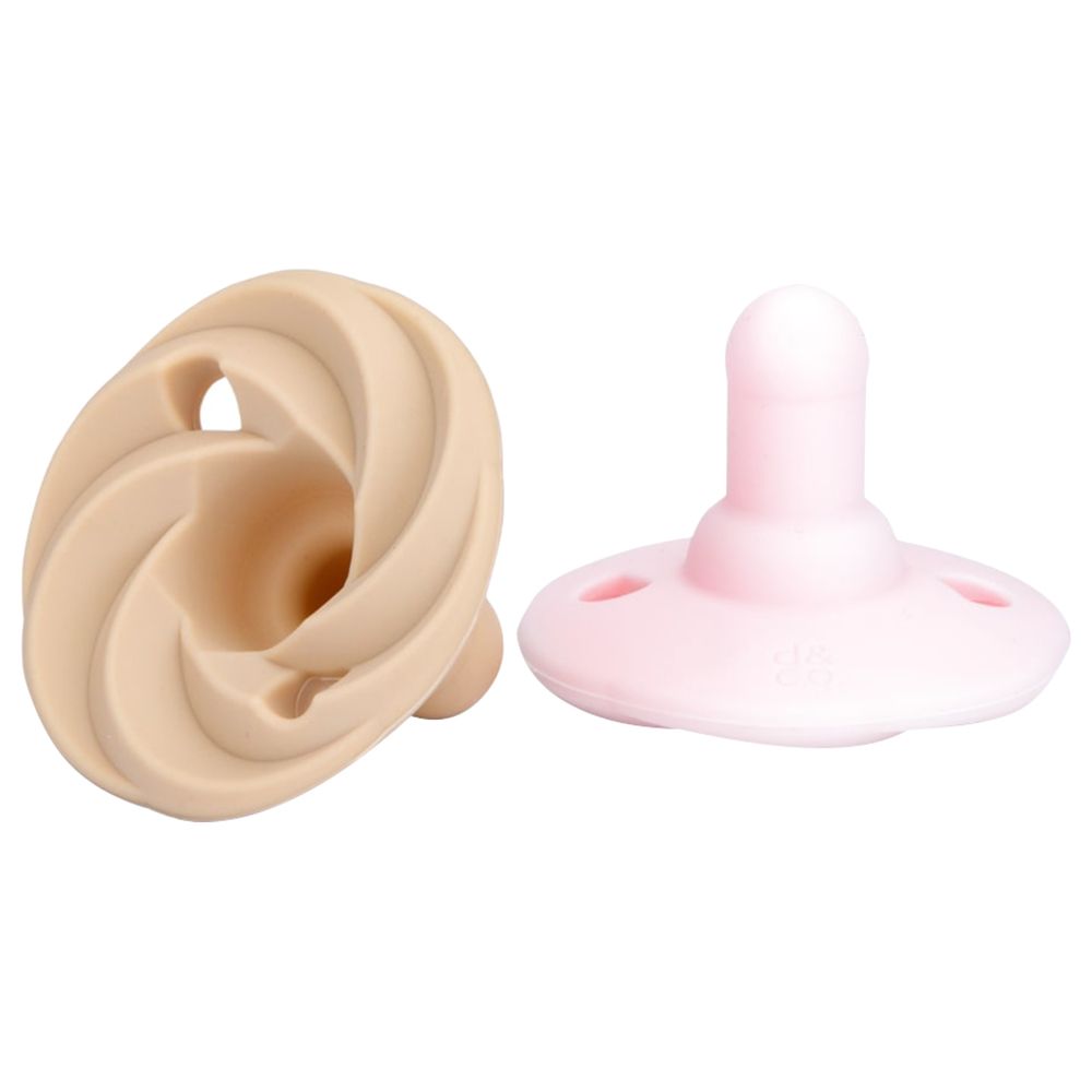 Doddle & Co Holland Pop Pacifier Blush/Smashcake 3M+ (2pcs)