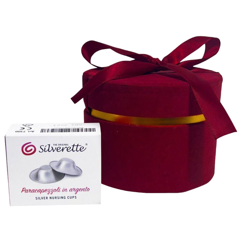 Silverette - Silver Nursing Cups In A Gift Box - Regular (Exclusive)