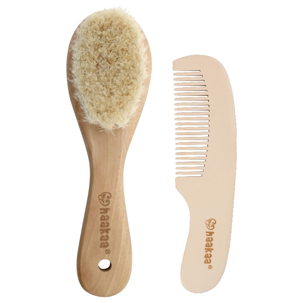 Haakaa - Goat Baby Brush & Comb Set