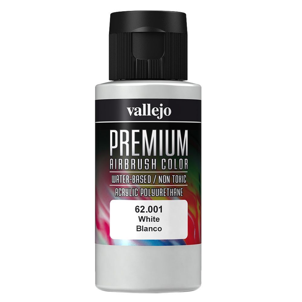 Vallejo - 62.001 Premium Color Paint 60ml - White