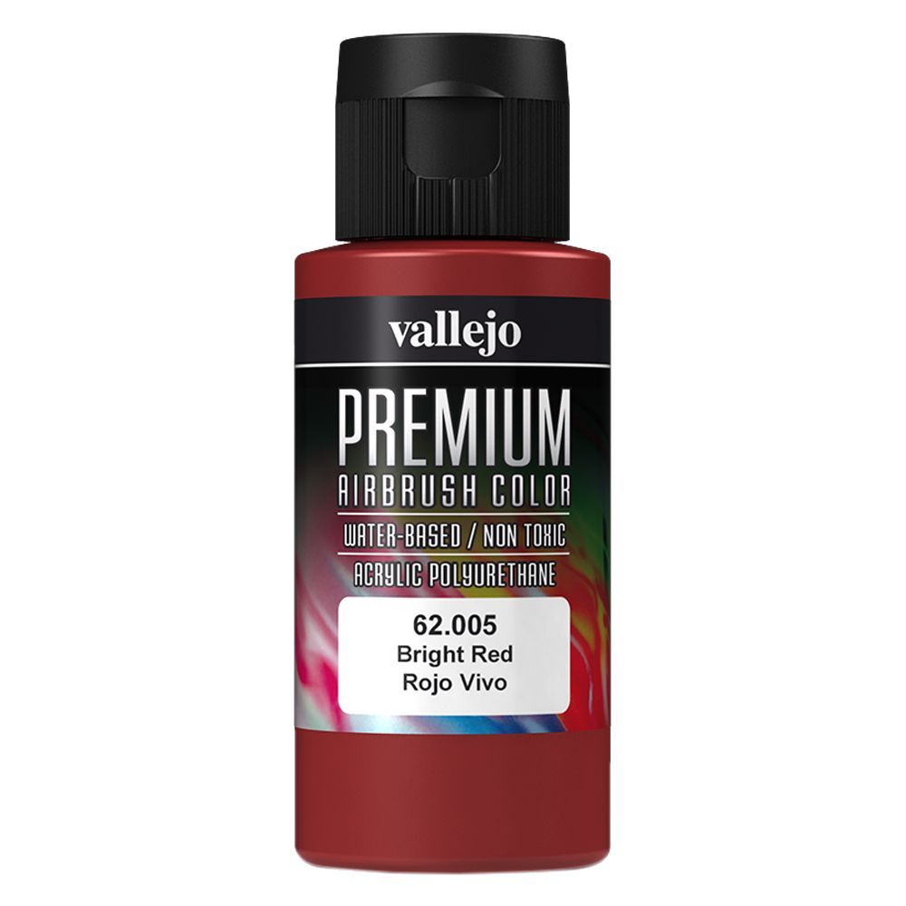 Vallejo - 62.005 Premium Color Paint 60ml - Bright Red