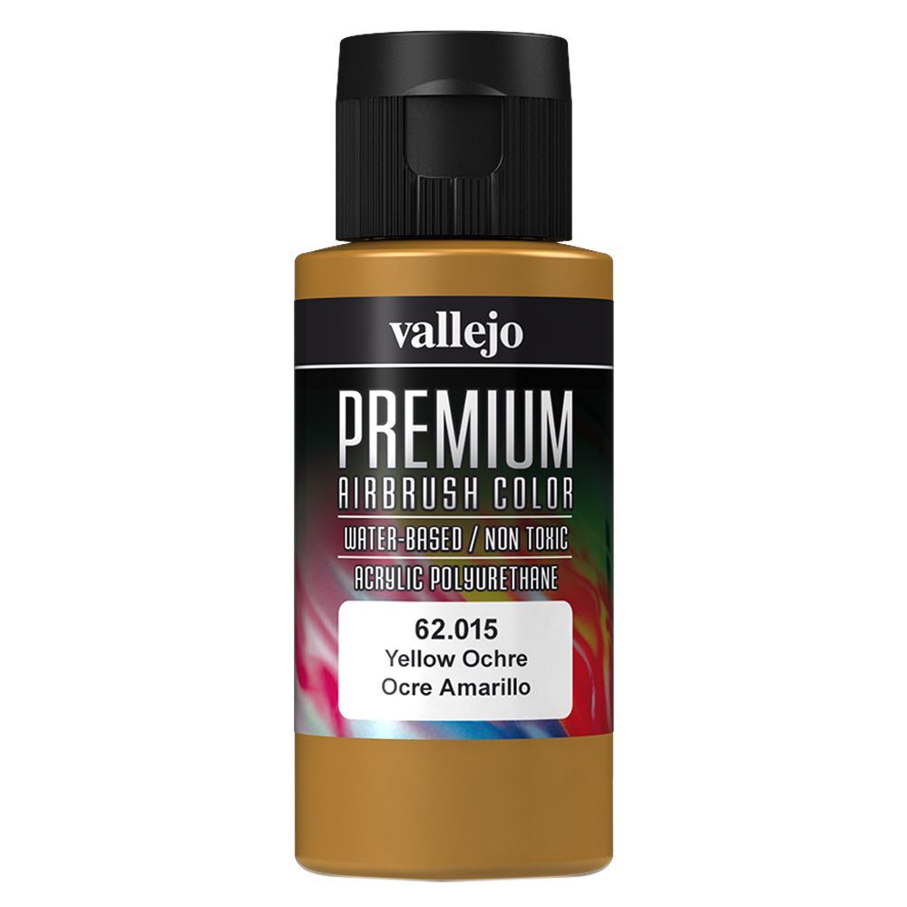 Vallejo - 62.015 Premium Color Paint 60ml - Yellow Ochre