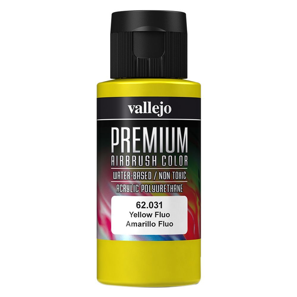 Vallejo - 62.031 Premium Color 60ml - Fluorescent Yellow