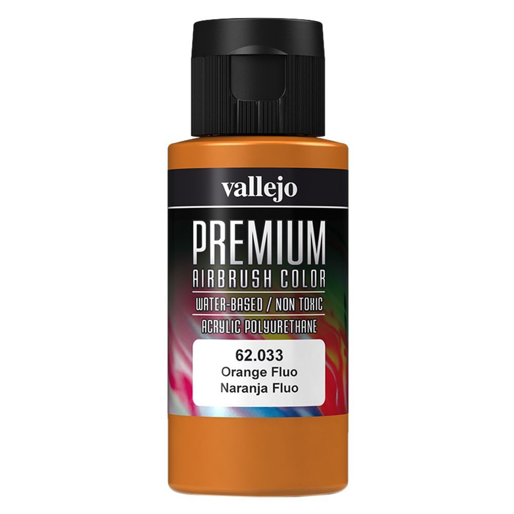 Vallejo - 62.033 Premium Color 60ml - Fluorescent Orange