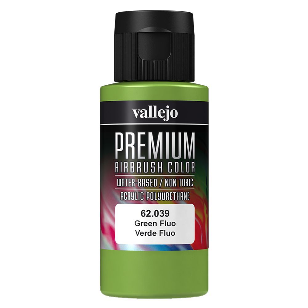 Vallejo - 62.039 Premium Color 60ml - Fluorescent Green