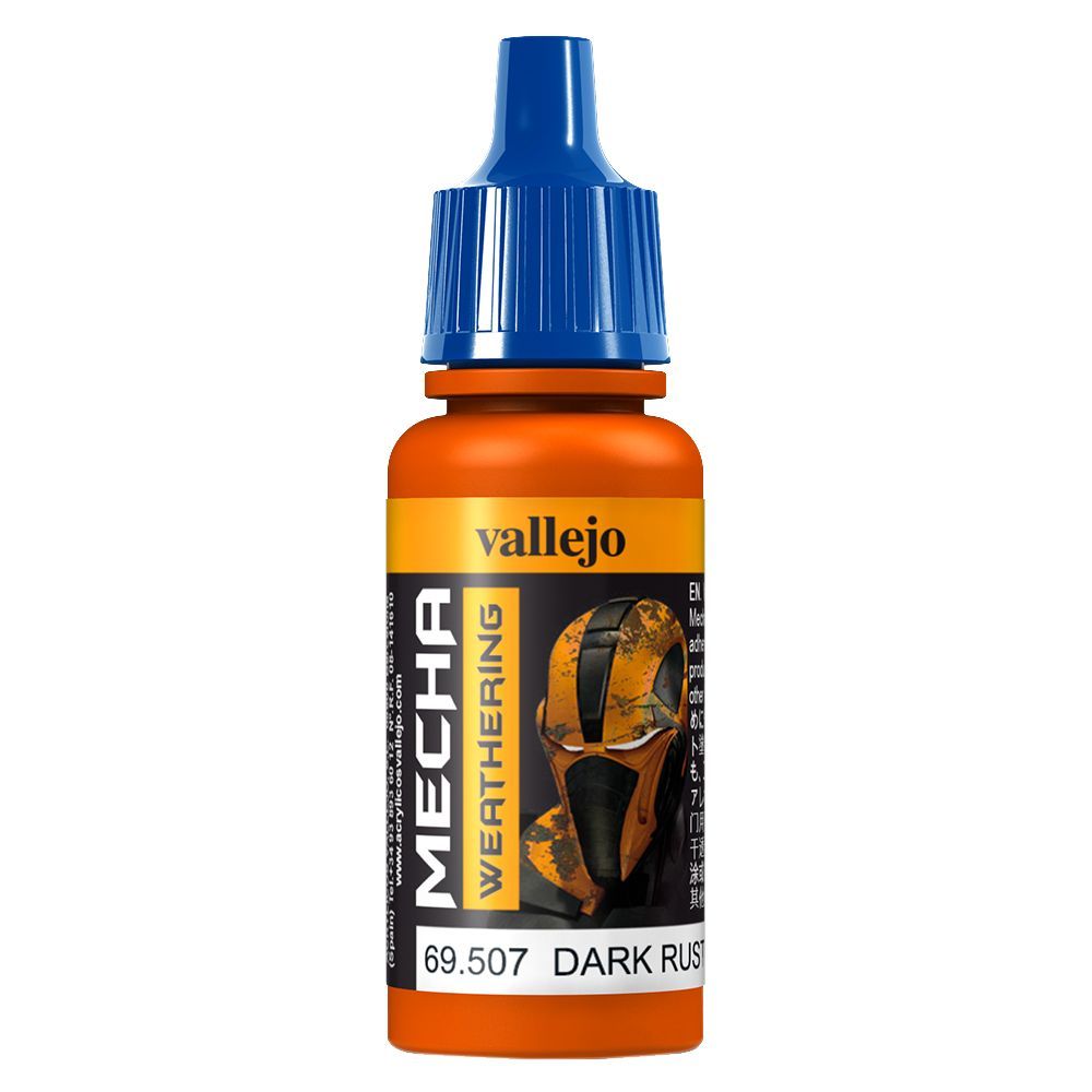 Vallejo - 69.507 Mecha Weathering 17ml - Dark Rust Wash