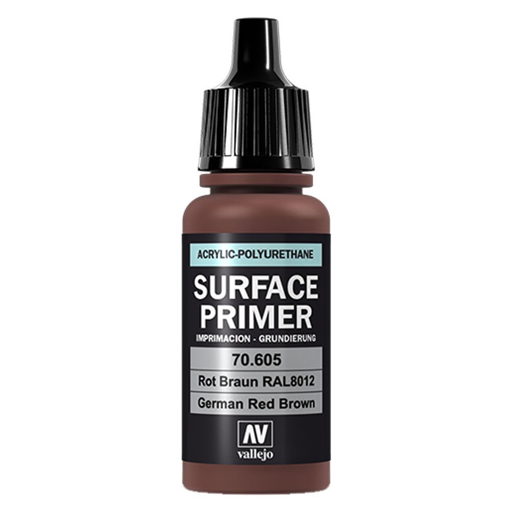 Vallejo - 70.605 Surface Primer 17ml - German Red Brown