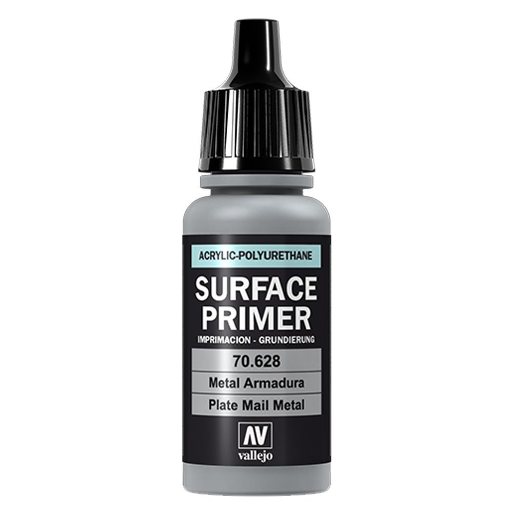 Vallejo - 70.628 Surface Primer 17ml - Plate Mail Metal