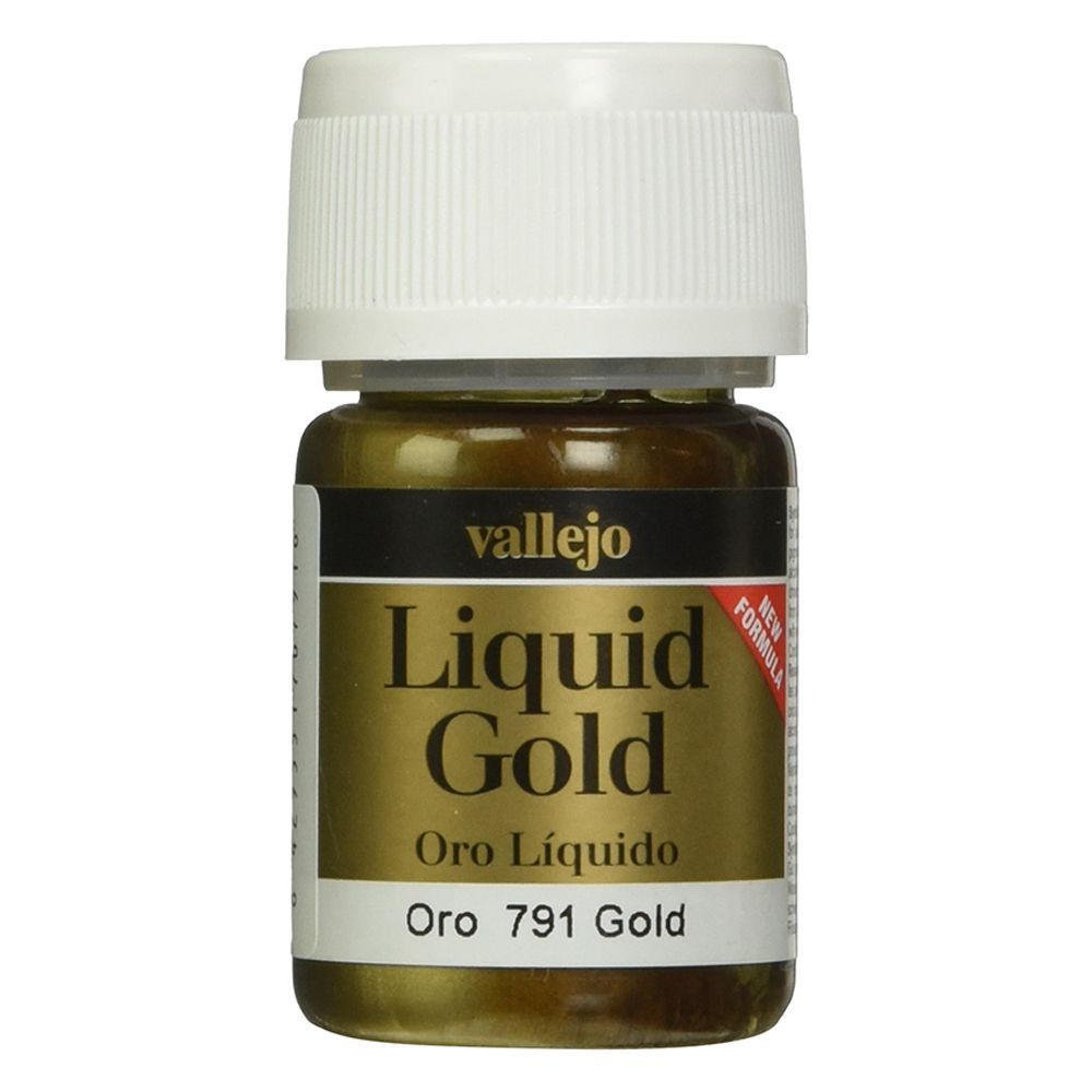 Vallejo - 70.791 Liquid Gold Alcohol Based Paint 35ml - Gold