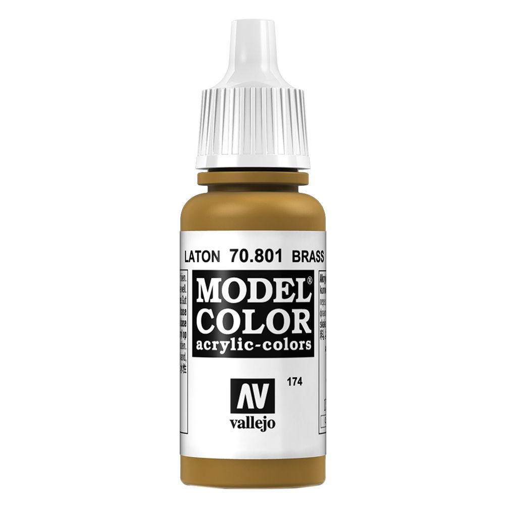 Vallejo - 70.801 Model Color Paint 17ml - Brass