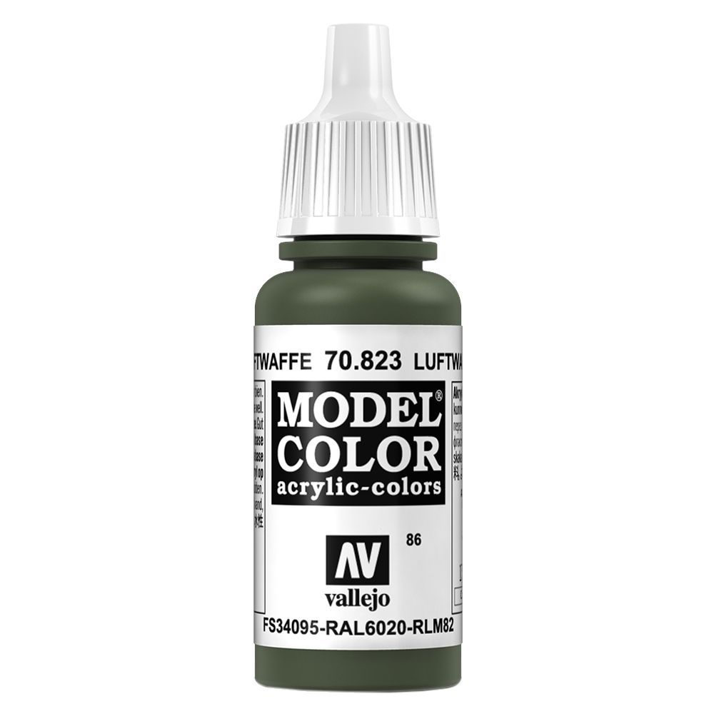 Vallejo Color Paint 17ml - Luftwaffe Camouflage Green