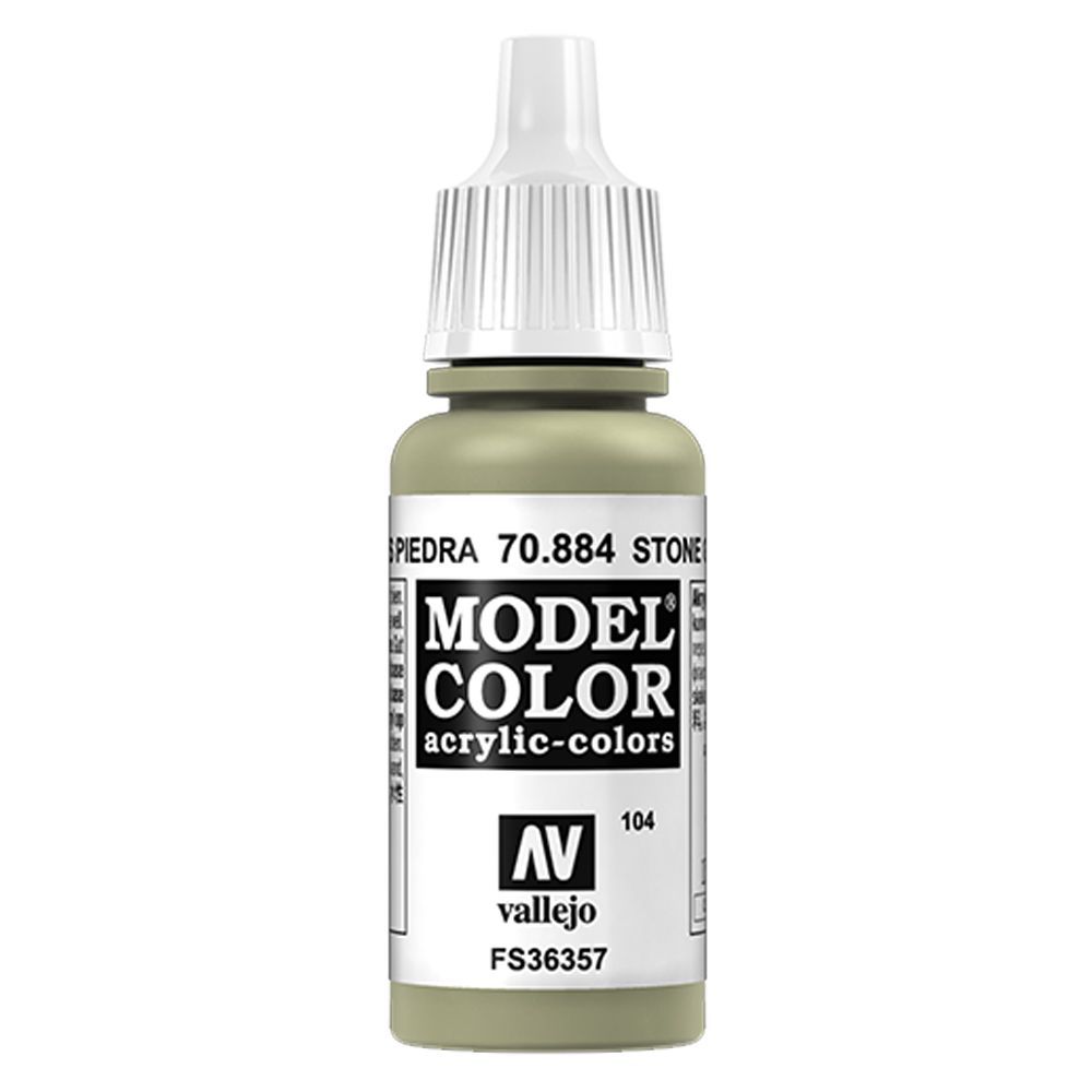 Vallejo - 70.884 Model Color Paint 17ml - Stone Grey