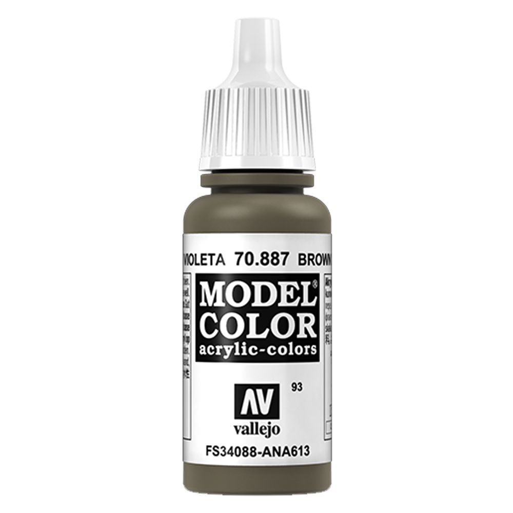 Vallejo - 70.887 Model Color Paint 17ml - Brown Violet