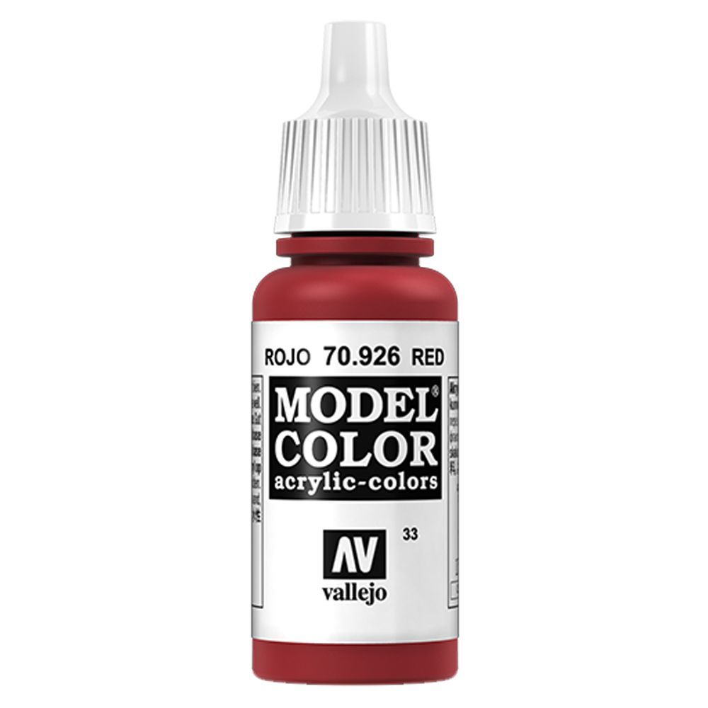 Vallejo - 70.926 Model Color Paint 17ml - Red