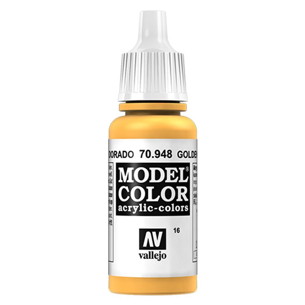 Vallejo - 70.948 Model Color Paint 17ml - Golden Yellow