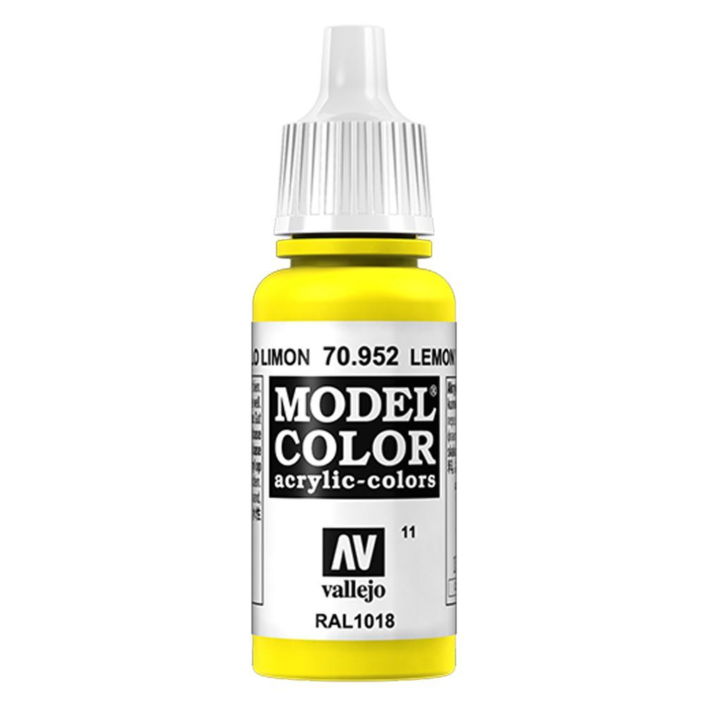 Vallejo - 70.952 Model Color Paint 17ml - Lemon Yellow