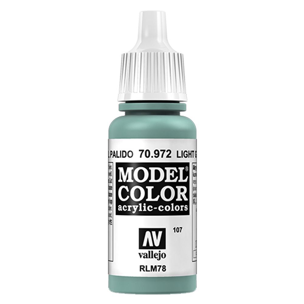 Vallejo - 70.972 Model Color Paint 17ml - Light Green Blue