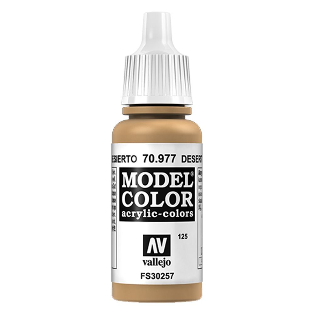 Vallejo - 70.977 Model Color Paint 17ml - Desert Yellow