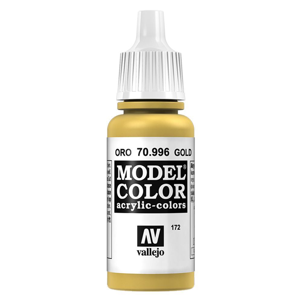 Vallejo - 70.996 Model Color Paint 17ml - Gold