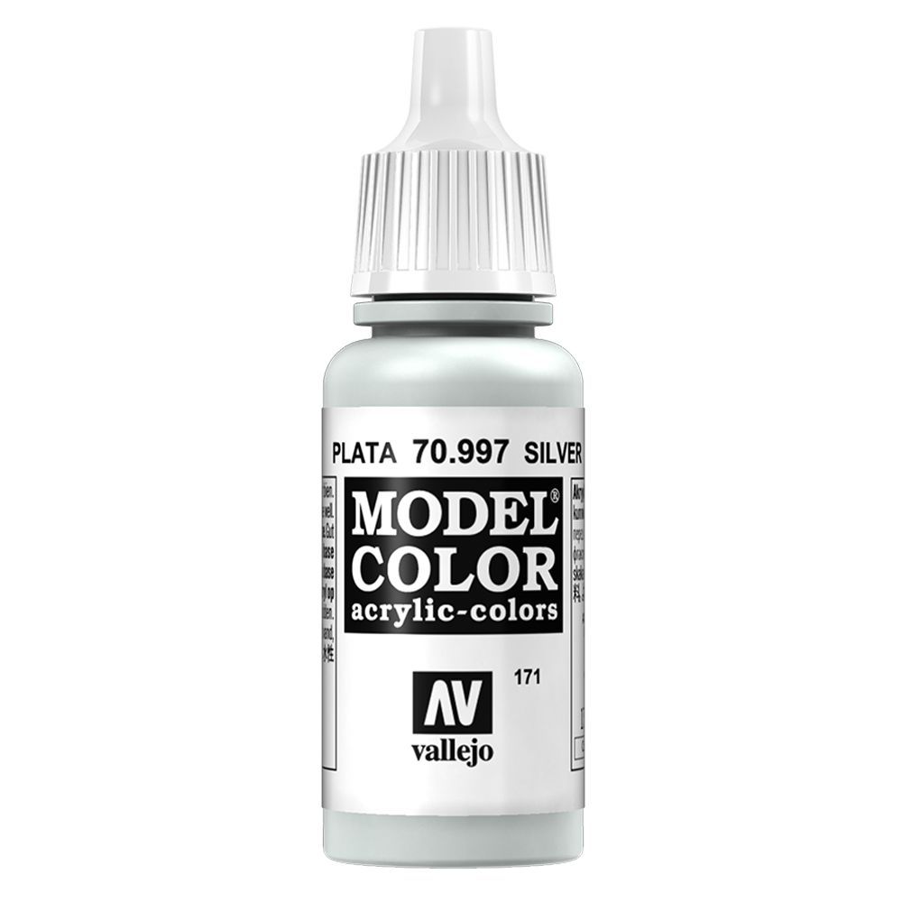 Vallejo - 70.997 Model Color Paint 17ml - Silver